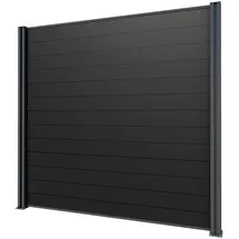 Gutta Sichtschutzelement 194 x 186 cm grau WPC