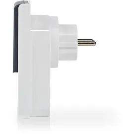 Nedis Smart-Home-Steckdose IP44 Weiß 2 St.