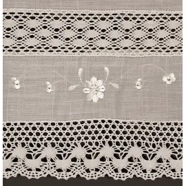 HOSSNER - ART OF HOME DECO Drachensee Schlaufen 150 x 35 cm Beige/Weiß 1 St