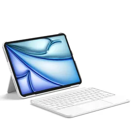 Inateck Hülle mit Tastatur, Ultraleichte Tastatur für iPad 10 Generation, iPad Air 6 11 Zoll 2024, iPad Air 5/4 10.9 Zoll, iPad Pro 11 4/3/2/1 Gen, Abnehmbar, mit Touchpad, QWERTZ, KB04122