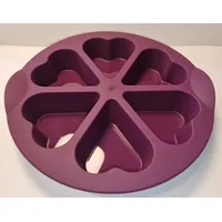Tupperware Silikon Muffin Eis Herz-Backform