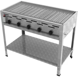 ChattenGlut Gasbräter 5-flammig 980 x 530 x 800 cm Edelstahl inkl. Rost