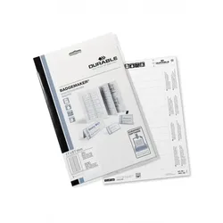 Durable Weiß - 17 x 67 mm - 150 g/m2 - 600 Karte(n) Namensbadge-Karten
