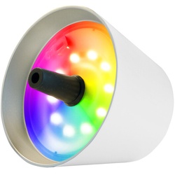 LED-Tischleuchte mit RGB-Farbwechselfunktion Top 2.0 sompex weiß, Designer Lexis Kraft, Lampenschirm 9 cm; Stopfen 2.3 cm