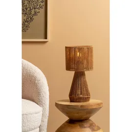 Leitmotiv Beistelltisch, Braun, Holz, Rund, 35x46x35 cm, CE, Wohnzimmer, Wohnzimmertische, Beistelltische