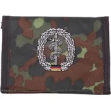 Max Fuchs Nylongeldbörse, flecktarn, Sanitäter, Klettv., Ausweisf.