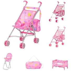 Chipolino Trixy Puppenbuggy rosa