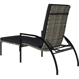 vidaXL Sonnenliege 89 x 58 x 25 cm Grau