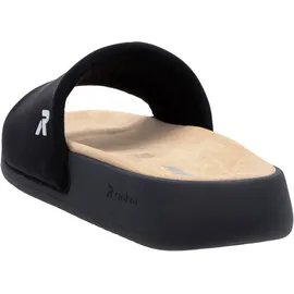 Rieker Herren Narooma U3250 Slide, schwarz, 41 EU