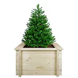 TIMBELA Hochbeet Holz 58x35x58 cm Gartenzubehör, Hochbeete