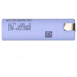 Samsung INR21700-40T 3,6V 4000mAh 35A Li-Ion-Akku mit Z-Lötfahne