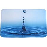 Sanilo Badteppich Tropfen Blau 70 x 110 cm