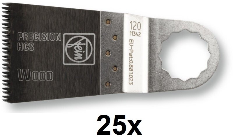 Fein Super Cut Construction 25er Pack E-Cut Precision Sägeblatt 45mm