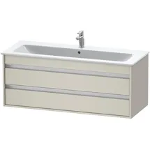 Duravit Waschtischunterschrank 2 Auszüge 120 x 48 x 47,5 cm Taupe Matt