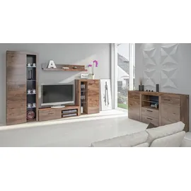 ax living Spacoro Eiche, Lefkas Wohnzimmerschrank 270 cm