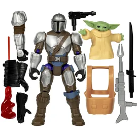 Hasbro Star Wars MixMashers Mando und Grogu individualisierbares Mix-and-Match Deluxe Action-Figurenset & Accessoires