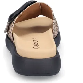 Gabor Pantoletten,Abs.b.35mm, m.Fußbett in beige, Gr. 38 / Braun - 38