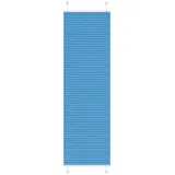 vidaXL Plissee Blau 60x200 cm Stoffbreite 59,4 cm Polyester, Faltrollo, Klemmfix, Plisseerollo, Jalousie, Rollo, Plisseerollo für Fenster