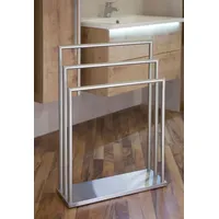 Handtuchständer Edelstahl Silber