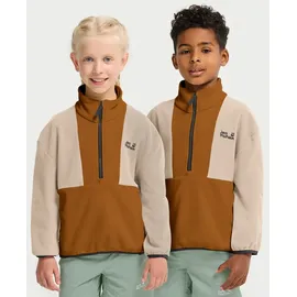 Jack Wolfskin Colorblock Taunus Halbreißverschluss-Sweatshirt Autumn Leaves 128