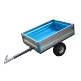 Kippanhänger Quad Rasentraktor Anhänger Traktor Seitenwand Luftreifen Kugelkopf