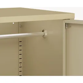 [en.casa] Kleiderschrank Esteli 170 x 80 x 45 cm Kamelfarben