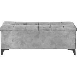 ed exciting design Bettbank Oregon Grau 140 x 58 x 50 cm