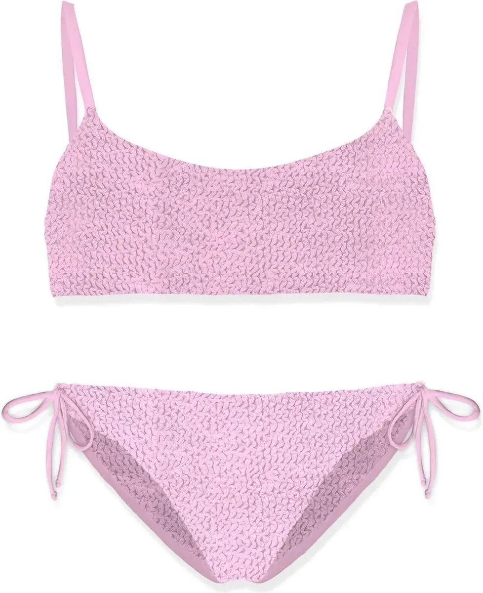 MC2 Saint Barth Jaiden W Crinkle Bralette Bikini Girl crinkle 20 (00031L) 6/8 yrs