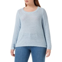 Only Damen Onlgeena Xo L/S KNT Noos Pullover,Blau (Cashmere Blue),36 (Herstellergröße: S)