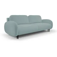 DomoHome Sofa, Türkis, Textil, Rechteckig, 232x95x109 cm, Wohnzimmer, Sofas & Couches, Schlafsofas