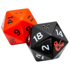 Joy Toy Dungeons & Dragons 3D Salz- und Pfefferstreuer Dice 17,5 cm Rot unbefüllt