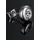 FIRETTI Ohrstecker Single-Ohrstecker silberfarben 8mm mit Zirkonia