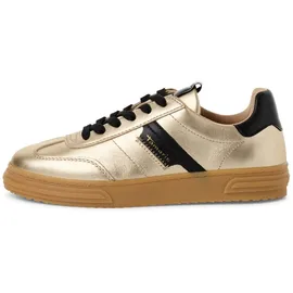 TAMARIS Sneaker Low Top Damen 1-23788-42 933 Frauen Schuhe Leder M2378842 Gold, Schuhgröße:38 EU