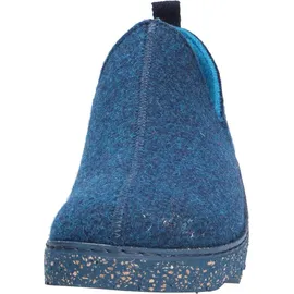 ROHDE Damen Foggia Pantoffeln Pantoletten niedrige Hausschuhe 6124, Größe:EUR 42 - Blau - 42