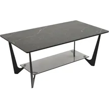 Paroli Couchtisch PAROLI Schwarz Marmor 110 x 42 x 60 cm