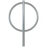 Trutzholm Fahrradständer Fahrradanlehnbügel 115 x 76 cm Stahl Ø 60 mm grau