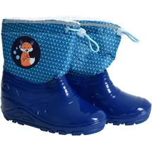 Estexo Kinder Stiefel Regenstiefel Thermostiefel Unisex Blau Fuchs 23