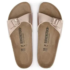 Birkenstock Madrid Birko-Flor schmal metallic copper 36