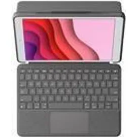 Logitech Tastatur und Schutzhülle für iPad 10.2" grau