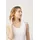 Ysabel Mora Tanktop YSABEL MORA, Damen, Gr. S, weiß, Single Jersey, Obermaterial: 95% Baumwolle, 5% Elasthan, hüftbedeckend, Rundhals, Tops Tanktop, breite Träger, weich, elastisch, Baumwollmix