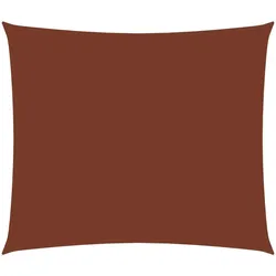vidaXL Sonnensegel Oxford-Gewebe Rechteckig 3x4 m Terrakottarot
