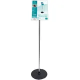 Exacompta 5x Hinweisschild A4 vertikal, Aluminium, Schwarz/alu/glasklar 8214358D