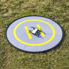 Mantona Drohnen-Landeplatz faltbar inkl. Transporttasche, 107 cm Durchmesser, ideal für ferngesteuerte Drohne, Quadcopter, Mini-Helikopter