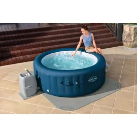 BESTWAY Lay-Z-Spa Bodenschutzunterlage grau 196 x 196 cm