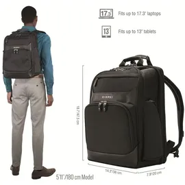 Everki Onyx Business Laptop‐Rucksack | 17,3′′ Laptopfach, 36 L, ideal für Geräte bis