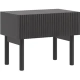 Selsey Beistelltisch Schwarz Holz 50 x 0 x 0 cm