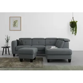 sit&more Stauraumhocker Belluci 58 x 48 x 58 cm Grau