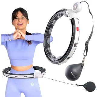 HMS HHM15 Hula-Hoop schwarz mit Magnet und Halterung + Zähler
