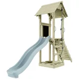 OUTDOORTOYS Spielturm Lillehammer Holz Eisblau