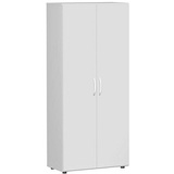 geramöbel Aktenschrank Flex, S-385100-LL lichtgrau 4 Fachböden 80,0 x 42,0 x 180,8 cm